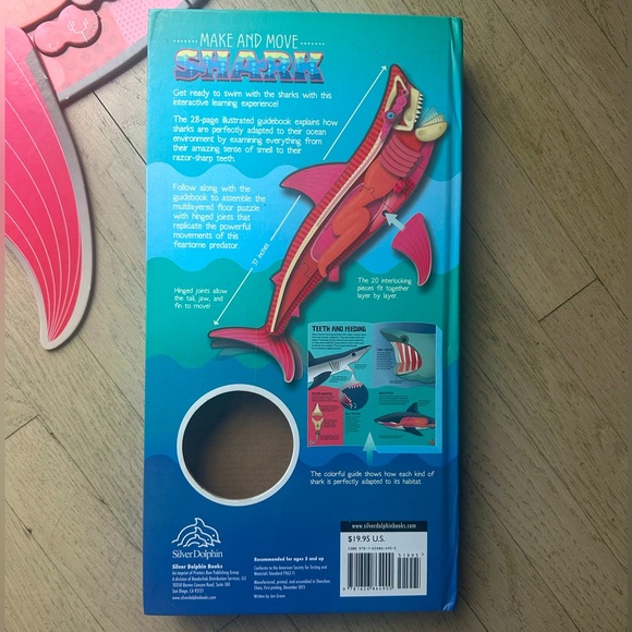 Make and Move: Shark by Jen Green, Book and puzzle - Picture 9 of 10